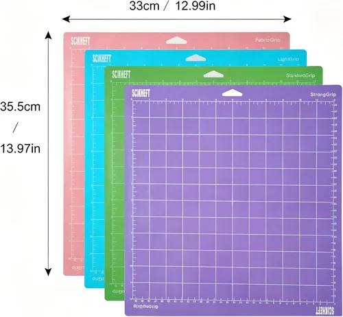 Vista 8 de Alfombrillas de corte de 12 x 12 pulgadas para Cricut Maker 4/Explore 4/Maker 3/Explore 3/Explore Air 2, accesorios de repuesto