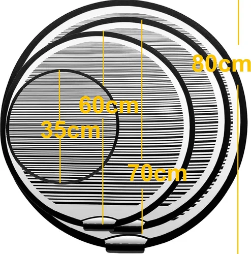 Vista 3 de Tablero reflectante plegable con línea de reparación de abolladuras, tela portátil y flexible, línea reflectante para removedor de abolladuras
