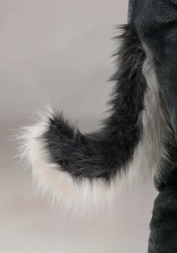 Vista 6 de Disfraz de Perro Husky Siberiano para Niños Multicolor