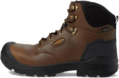 Vista 9 de KEEN Utility Botas de trabajo Independence de 6 pulgadas con punta compuesta impermeable para hombre Negro (Dark Earth/Black)