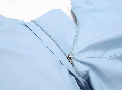 Vista 3 de GIISAM Chaqueta impermeable para mujer, ligera, resistente al viento, cremallera completa, para otoño, rompevientos con capucha, Marrón