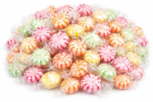 Vista 3 de Caramelo duro original de menta Starlight envuelto individualmente (1 libra, caramelo de mantequilla)
