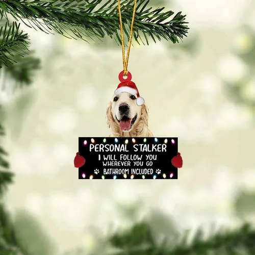Vista 15 de Alaskan Malamute - Adorno colgante de coche para acechar personalmente, adorno de acrílico con nombre personalizado para perro, adorno de Navidad