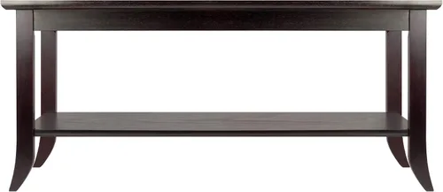 Vista 6 de Mesa para café rectangular Génova de Winsome con parte superior de vidrio