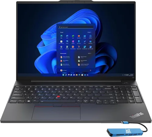 Vista 9 de Lenovo ThinkPad E16 Gen 1 21JN003YUS - Computadora portátil de 16 pulgadas - WUXGA - 1920 x 1200 - Intel Core i5 13ª generación i5-1335U Deca-core