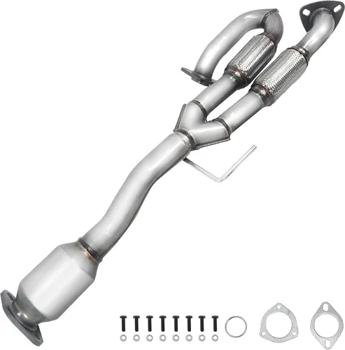 Vista 16 de JT Convertidor catalítico compatible con Nissan Frontier/Xterra 2002 2003 2004 3.3L V6 2 piezas (compatible con EPA)