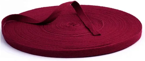 Vista 18 de Cinta de sarga de algodón de 54 yardas de 3/8 pulgadas de ancho (0.394 in) de ancho, cinta de sarga en espiga para manualidades, costura, ropa