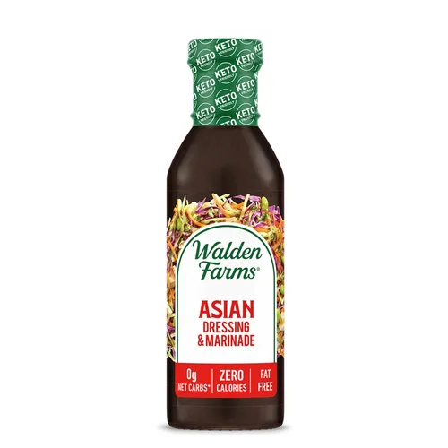 Vista 34 de Walden Farms Vinagreta balsámica de pera y blanca, sin calorías, sin gluten, baja en carbohidratos, apta para dieta cetogénica, vegana, sin azúcar