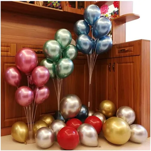 Vista 4 de Accesorios para globos, cadena de globos, goma de PVC, para fiesta de cumpleaños, boda, telón de fondo, decoración, cadena de globos, clips de lazo 1