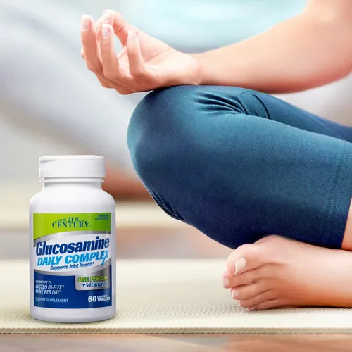 Vista 4 de 21st Century Glucosamine Daily Complex Plus D Tabletas, 60 unidades (27708)