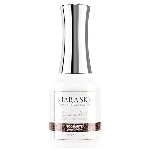 Vista 11 de KIARA SKY Esmalte de uñas Gel Polish DiamondFX con purpurina reflectante y efecto de polvo de diamante brillante, 0.5 fl oz, Beets It (morado)