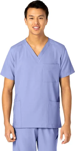 Vista 17 de Wink W123 - Camisa médica unisex con 4 bolsillos Negro