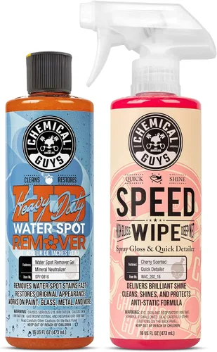 Vista 8 de Chemical Guys Kit para eliminar manchas de agua resistente para pintura, vidrio y metal: elimina residuos minerales y acumulación superficial