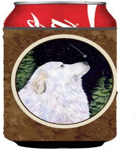 Vista 60 de Caroline's Treasures SS8447CC Starry Night English Bulldog - Enfriador para latas o botellas, lavable, funda plegable con aislamiento para bebidas