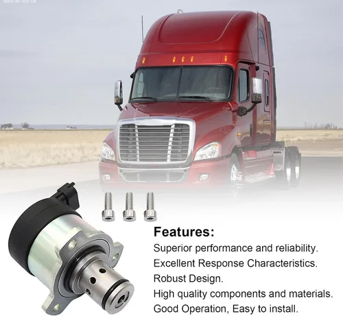 Vista 6 de SecosAutoparts Válvula de control de cantidad de medidor de combustible compatible con motor diesel Detroit DD13 DD15 DD16 apto para Freightliner