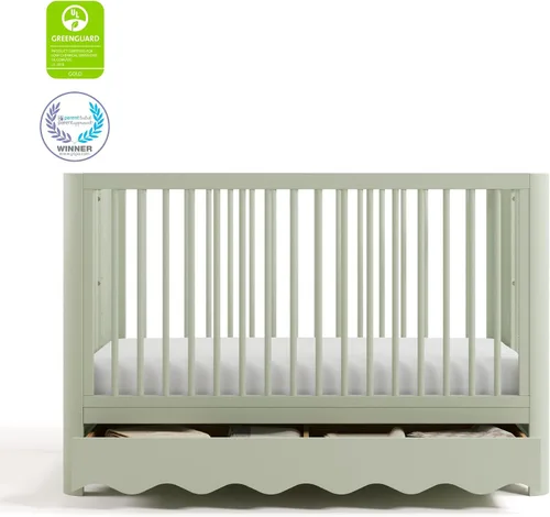 Vista 9 de Storkcraft Casablanca 5-in-1 Convertible Crib with Drawer, Sage Salvia