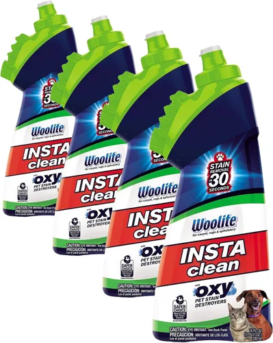 Vista 9 de Woolite InstaClean Pet con Cabezal de Cepillo Limpiador, 1740, 18 fl. oz, 18 Fl Oz, blanco