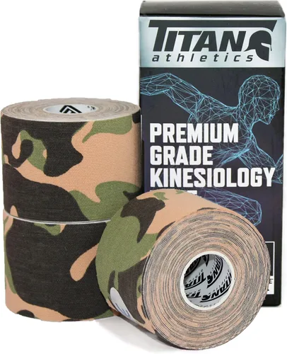 Vista 9 de 3 rollos de cinta de kinesiología I sin cortar I (2 pulgadas x 16.4 pies por rollo) I de alta calidad I soporte ideal para articulaciones y músculos