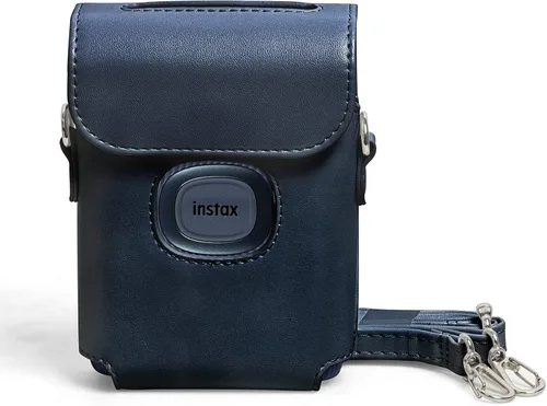 Vista 8 de Rieibi Mini Link 2 - Funda protectora para impresora Fujifilm Instax Mini Link 2, funda de belleza azul con correa para el hombro