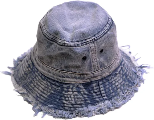Vista 27 de Sombrero de pescador de algodón desgastado, sombrero de sol, sombrero para hombres y mujeres