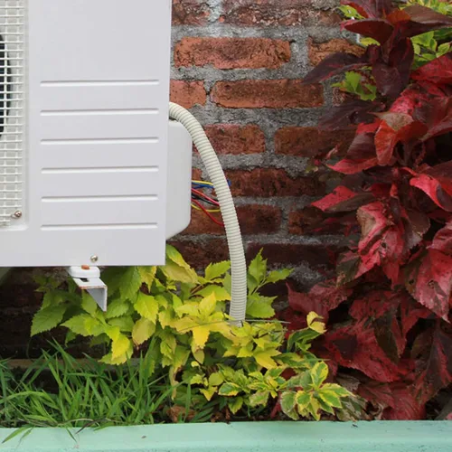 Vista 7 de Manguera de drenaje de agua de CA flexible para sistema universal de bomba de calor de aire acondicionado mini dividida sin conductos (26 pies)