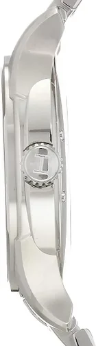 Vista 2 de Hamilton Watch Jazzmaster Reloj automático suizo con corazón abierto de 1.575 in, esfera beige, pulsera de acero inoxidable plateado