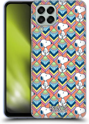 Vista 47 de Head Case Designs Snoopy Deco Dreams - Funda de gel con licencia oficial de Peanuts Blue Pattern [protección de grado militar] compatible con Google