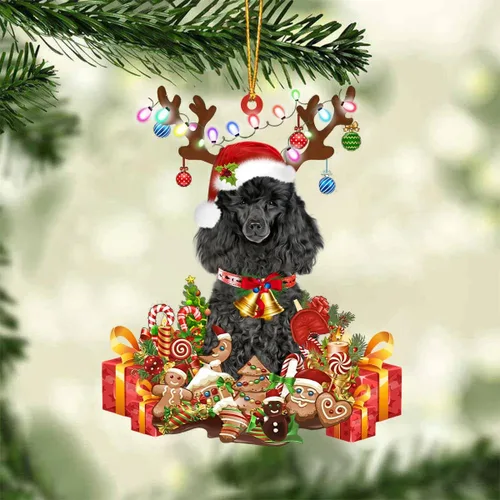 Vista 58 de Nazenti Adorno de Navidad personalizado de reno de Alaskan Malamute – Adorno de perro personalizado para amantes de las mascotas, acrílico plano