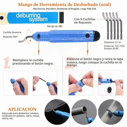 Vista 3 de El kit de herramientas de impresión 3D de 42 piezas incluye herramienta Depur, herramienta de limpieza y extracción con bolsa de almacenamiento