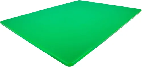 Vista 16 de Tabla de corte de plástico de Thirteen Chefs - 18 x 12 x 0.5 pulgadas, grado profesional HDPE, aprobada por NSF, tamaño grande y apta para Blanco