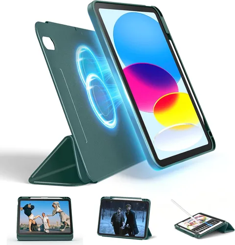 Vista 13 de SPARIN - Funda para iPad mini 7 A17 Pro 2024/iPad Mini 6 2021 de 8.3 pulgadas Negro