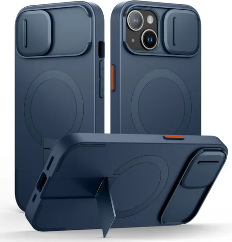 Vista 52 de SURITCH Funda para iPhone Air con cubierta de control de cámara, funda deslizante para cámara y soporte ajustable, compatible con MagSafe, a prueba