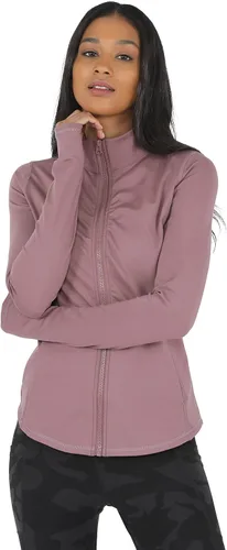 Vista 2 de 90 Degree By Reflex Chaqueta ligera para correr con cremallera completa para mujer
