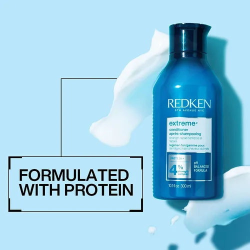 Vista 5 de Redken Extreme - Acondicionador para cabello dañado - Fortalece y protege el cabello dañado, infundido con proteínas
