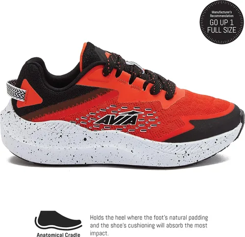 Vista 2 de Avia Avi-Storm - Tenis para niños, tenis ligeros, atléticos, para correr, para niños pequeños, niños pequeños y grandes, tallas 11 a 6
