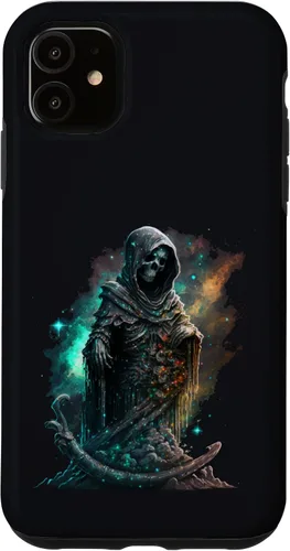 Vista 8 de Santa Muerte - Carcasa para iPhone 17, diseño de folklore mexicano