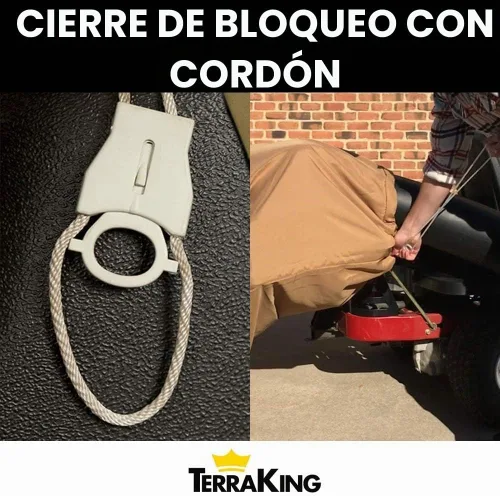 Vista 5 de TerraKing Leaf XL - Bolsa para recolección de hojas rápido y fácil, sistemas de recogida de materiales para cortacésped de montar
