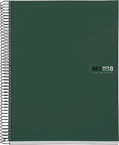 Vista 2 de Miquelrius - Pack de 3 cuadernos A4, cuaderno The Original Modern, 8 rayas de colores, cubierta de polipropileno, 4 agujeros para archivar, 200