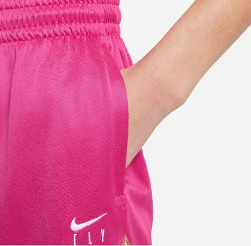 Vista 3 de Nike Dri-FIT ISoFly - Pantalones cortos de baloncesto para mujer, Rosa (Active Pink)