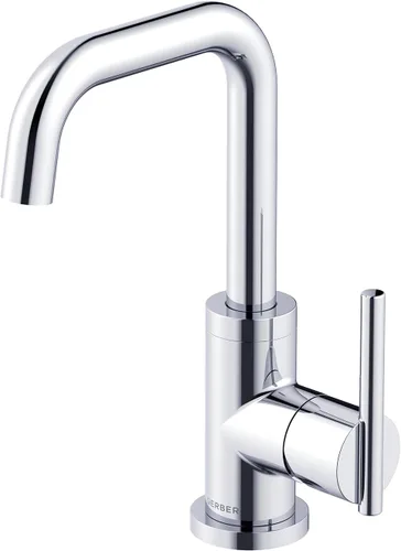 Vista 10 de Gerber Parma - Grifo de baño de un solo mango con drenaje de metal incluido