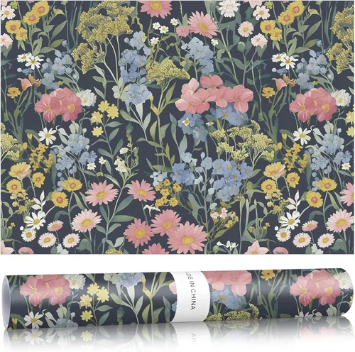 Vista 35 de Gersoniel 10 hojas de forros de cajones para aparadores, revestimientos de cajones perfumados, papel perfumado no adhesivo para estantes fragantes
