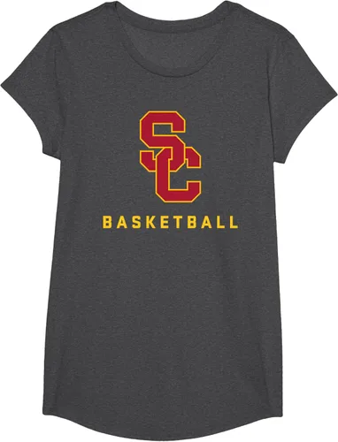 Vista 10 de Camiseta con licencia oficial de USC Trojans Basketball con logotipo icónico