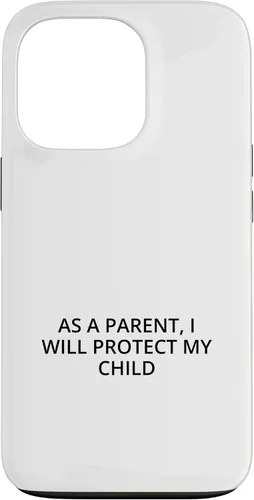 Vista 10 de As a parent, I will protect my child Case for iPhone 16