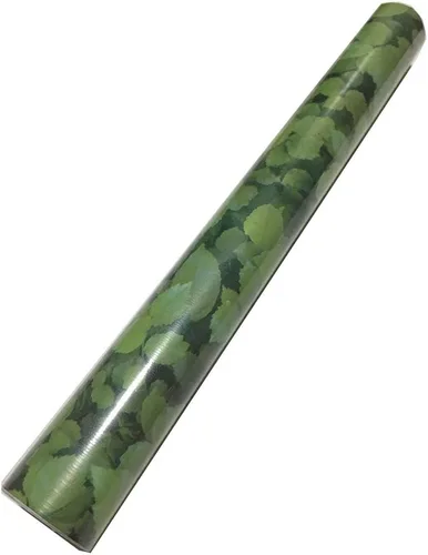 Vista 4 de MyFun - Papel pintado de hojas verdes de la naturaleza, PVC autoadhesivo y removible, adhesivo de césped para pared, decoración de césped, 32.8 pies