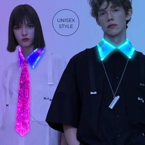 Vista 2 de Light Up Novelty Half Shirt Led Women Blouse Shirt
