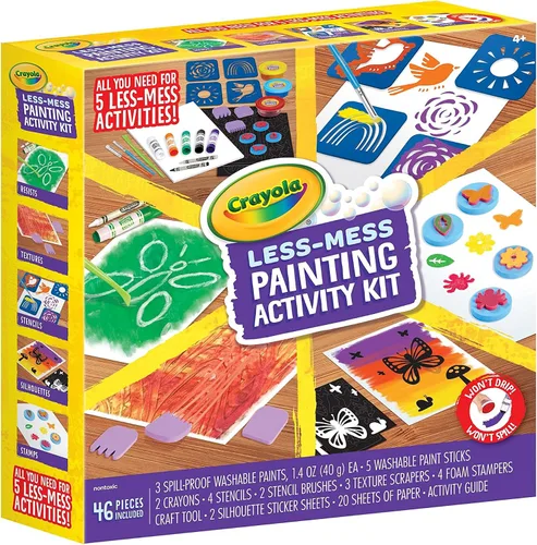 Vista 3 de Crayola Kit de actividad de pintura con menos desorden