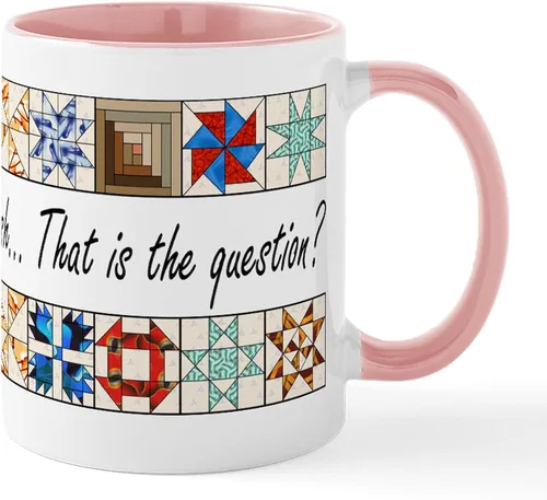 Vista 168 de CafePress Ascii - Taza de café de cerámica, taza de té, 11 onzas