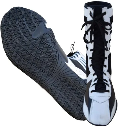 Vista 8 de Zapatos de boxeo profesionales transpirables, zapatos de entrenamiento para adultos y jóvenes, hombres y mujeres, suela de goma antideslizante