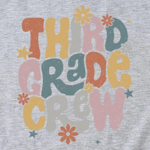 Vista 3 de Camiseta de tercer grado para mujer, camiseta de tercer grado, camiseta de equipo de tercer grado, camiseta de tercer grado, camisetas de verano