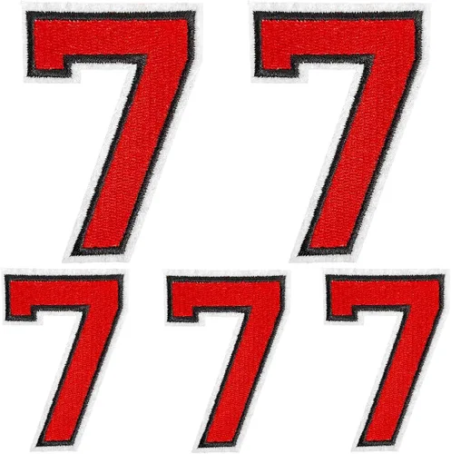 Vista 42 de Parches de letras para planchar, 5 piezas de letras individuales bordadas completas para ropa, vestido, sombrero, jeans, accesorios de bricolaje
